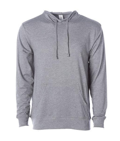 SS150J - Lightweight Jersey Hooded Pullover - Gunmetal Heather / XS - HOODIES