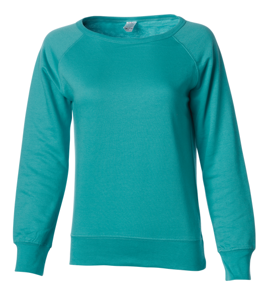 SS240 - Women’s Lightweight Crew Neck - Teal / XS - CLOSE
