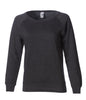 SS240 - Women’s Lightweight Crew Neck - Charcoal Heather / XS - CREWNECKS