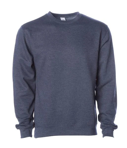 SS3000 - Midweight Crewneck Sweatshirt - Classic Navy Heather / XS - CREWNECKS