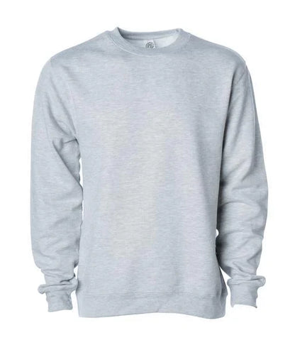 SS3000 - Midweight Crewneck Sweatshirt - Grey Heather / XS - CREWNECKS
