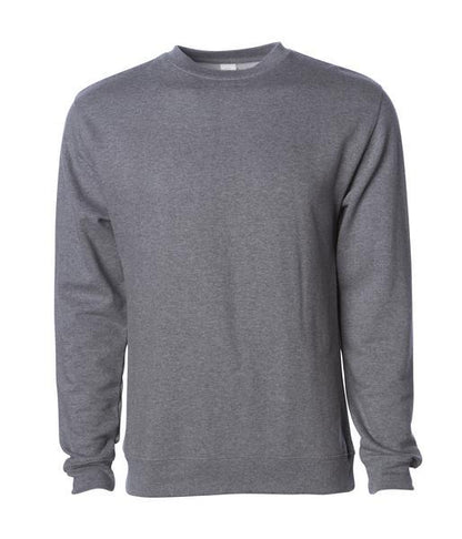 SS3000 - Midweight Crewneck Sweatshirt - Gunmetal Heather / XS - CREWNECKS