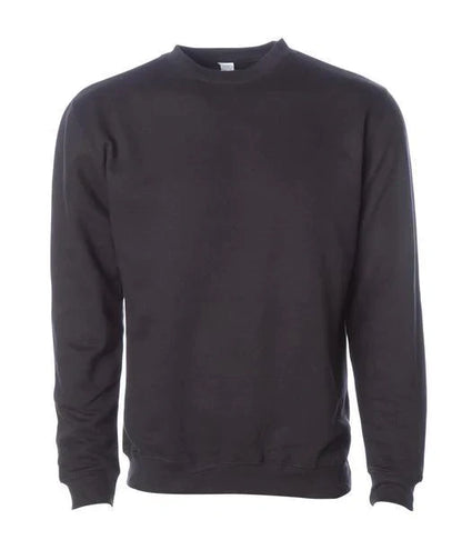 SS3000 - Midweight Crewneck Sweatshirt - Black / XS - CREWNECKS