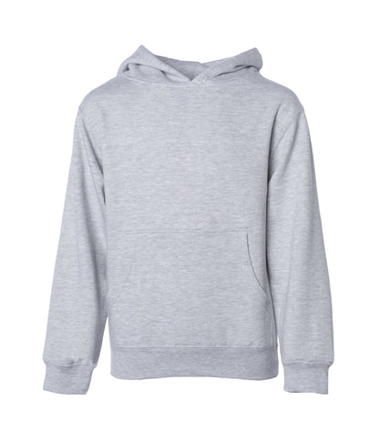 SS4001Y - Youth Midweight Pullover Hooded Sweatshirt - Grey Heather / S - HOODIES