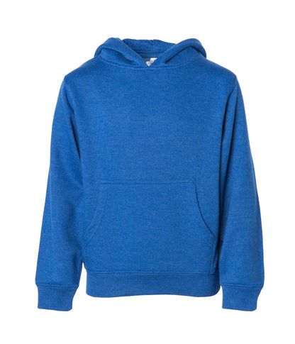 SS4001Y - Youth Midweight Pullover Hooded Sweatshirt - Royal Heather / S - HOODIES