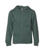 SS4001YZ - Youth Midweight Zip Hooded Sweatshirt - Alpine Green / S - ZIPS