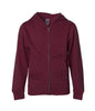 SS4001YZ - Youth Midweight Zip Hooded Sweatshirt - Maroon / S - ZIPS