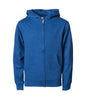 SS4001YZ - Youth Midweight Zip Hooded Sweatshirt - Royal Heather / S - ZIPS