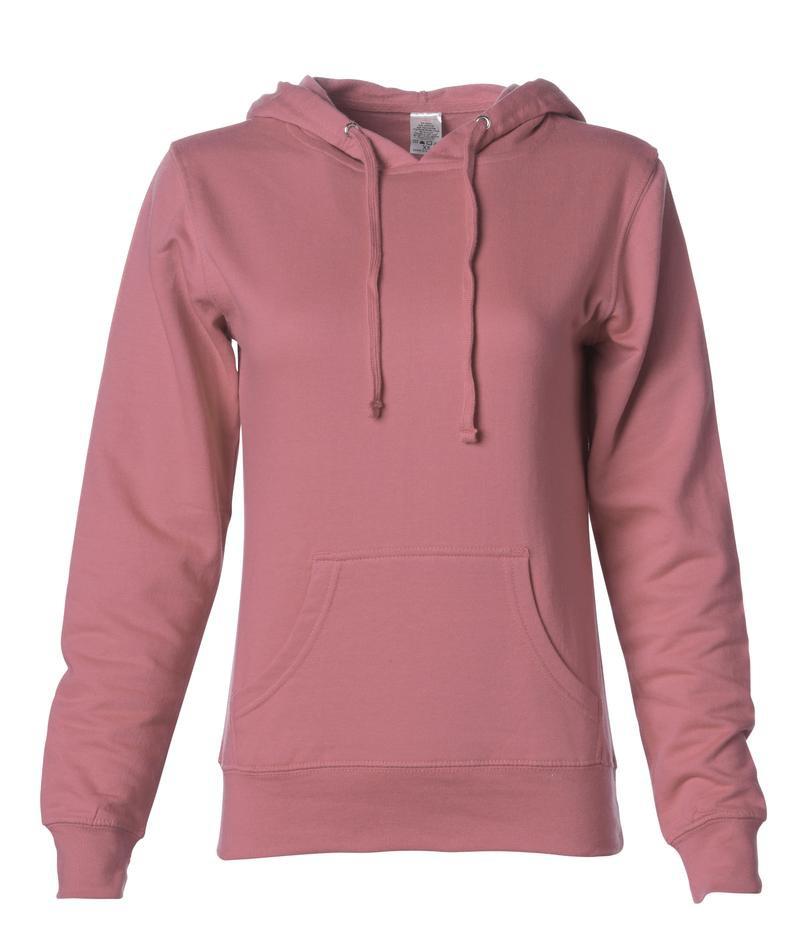 SS650 - Lightweight Pullover Hooded Sweatshirt - Dusty Rose / XS - HOODIES