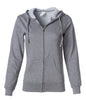 SS650Z - Lightweight Zip Hooded Sweatshirt - Gunmetal Heather / XS - ZIPS