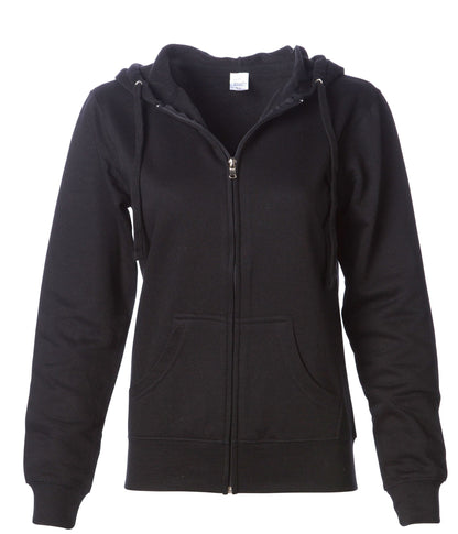 SS650Z - Lightweight Zip Hooded Sweatshirt - Black / XS - ZIPS