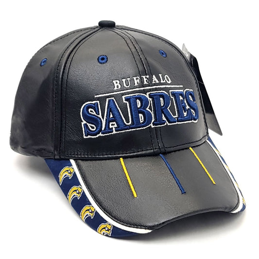 Buffalo Sabres - Leather Black Adjustable - OSFA - NHL Cap