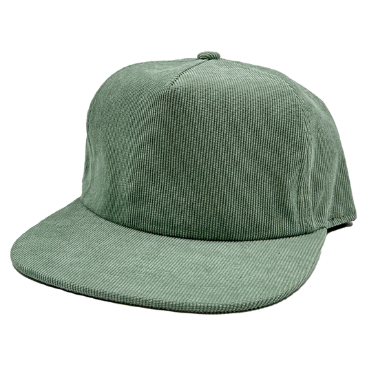 GNV-10195P - 5 panels Flat Bill Corduroy Cap