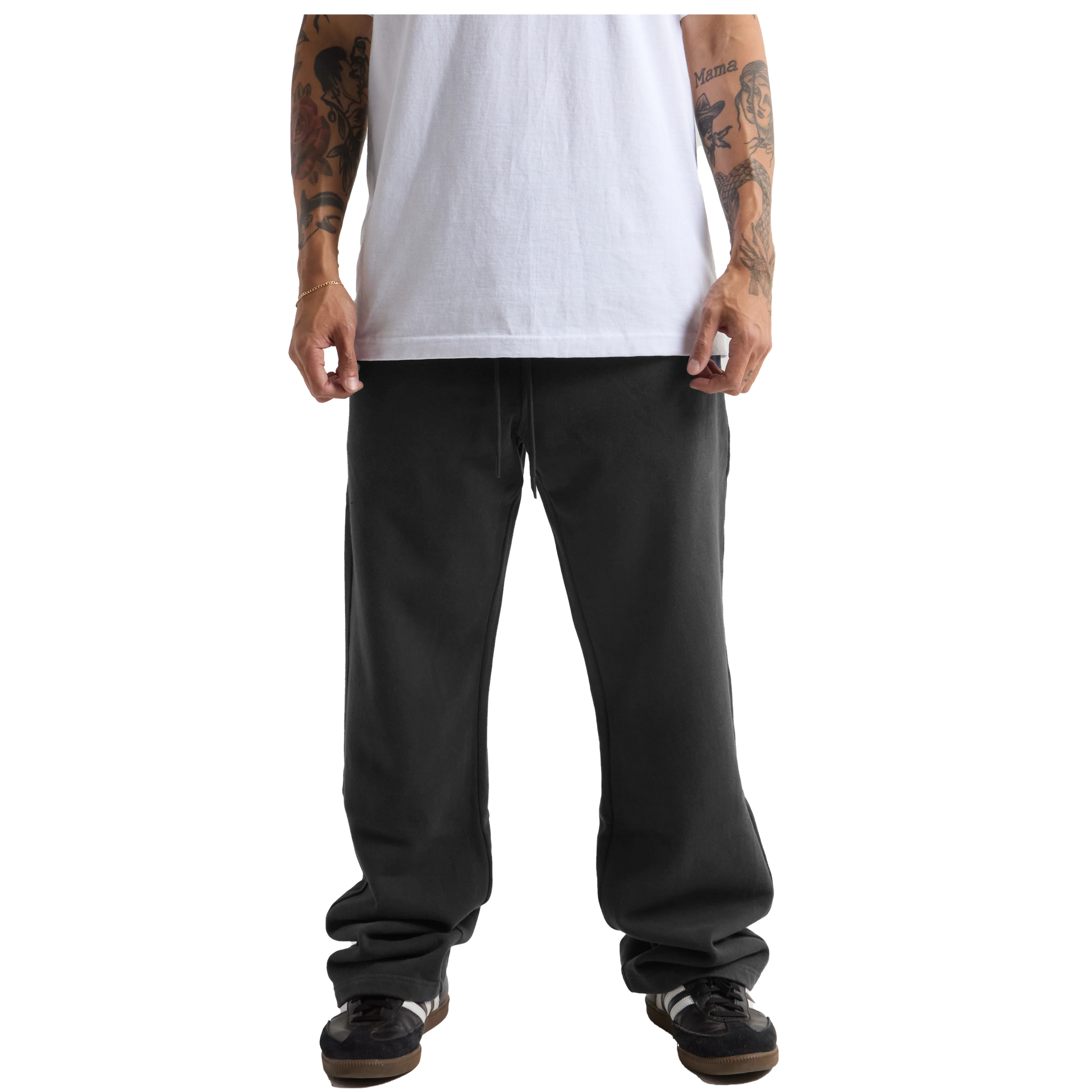 Garment Dye Straight Leg Baggy Sweatpants - 13.5 oz - Shadow / S - SWEATPANTS