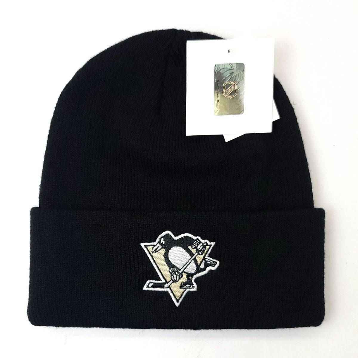 Pittsburgh Penguins Knit Toque - BS Cuff Black - OSFA - NHL