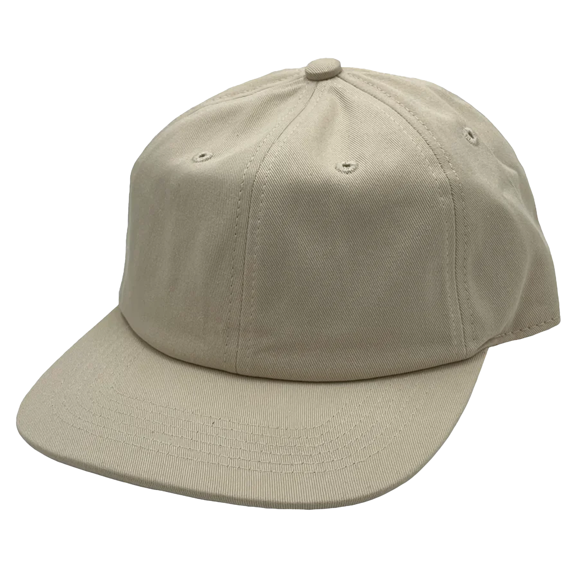 GNV-1004SBP - 6P Washed Cotton - Stone / One Size - CAPS