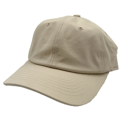 GNV-1004 - Washed Cotton Dad Cap - Stone / One Size - CAPS