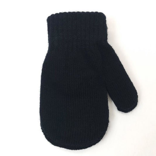 Toddler String Mitten Gloves - 20118BLA Black Dozen Package