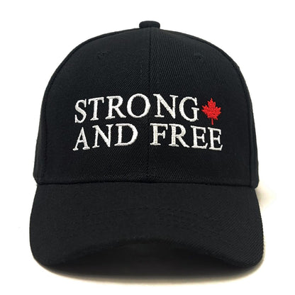 Strong and Free Cap -1521 Multi-Coloured Adjustable - Black / OSFA - Canada