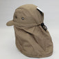 5 Panel Hiking Cap with Neck Cover Various Colours Adjustable - Khaki / OSFA
