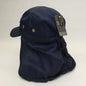 5 Panel Hiking Cap with Neck Cover Various Colours Adjustable - Navy / OSFA