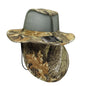 Safari Hat with Neck Cover Mesh Various Colours & Sizes - Hunting Brown / Small
