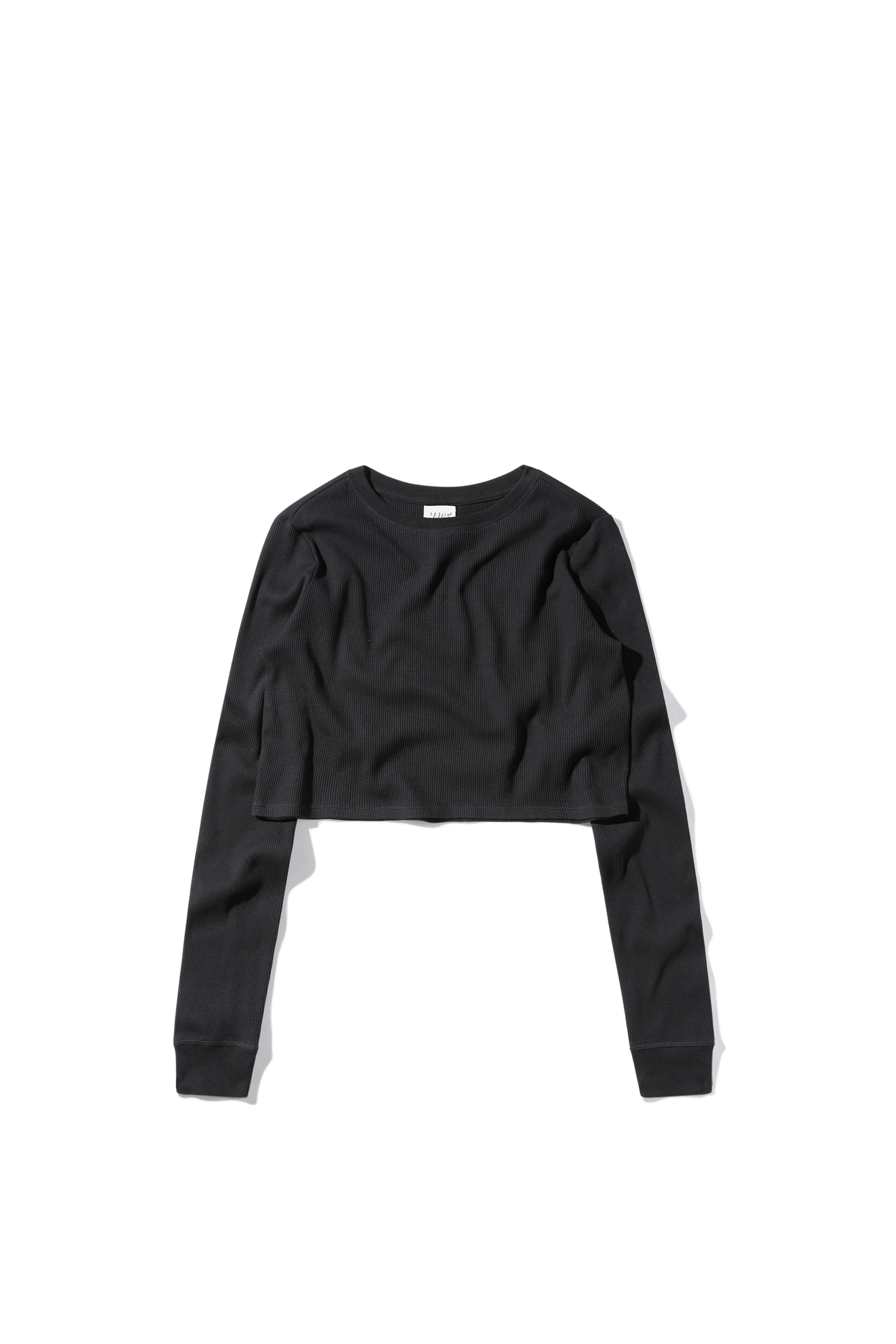 Cropped Thermal Longsleeve Tee