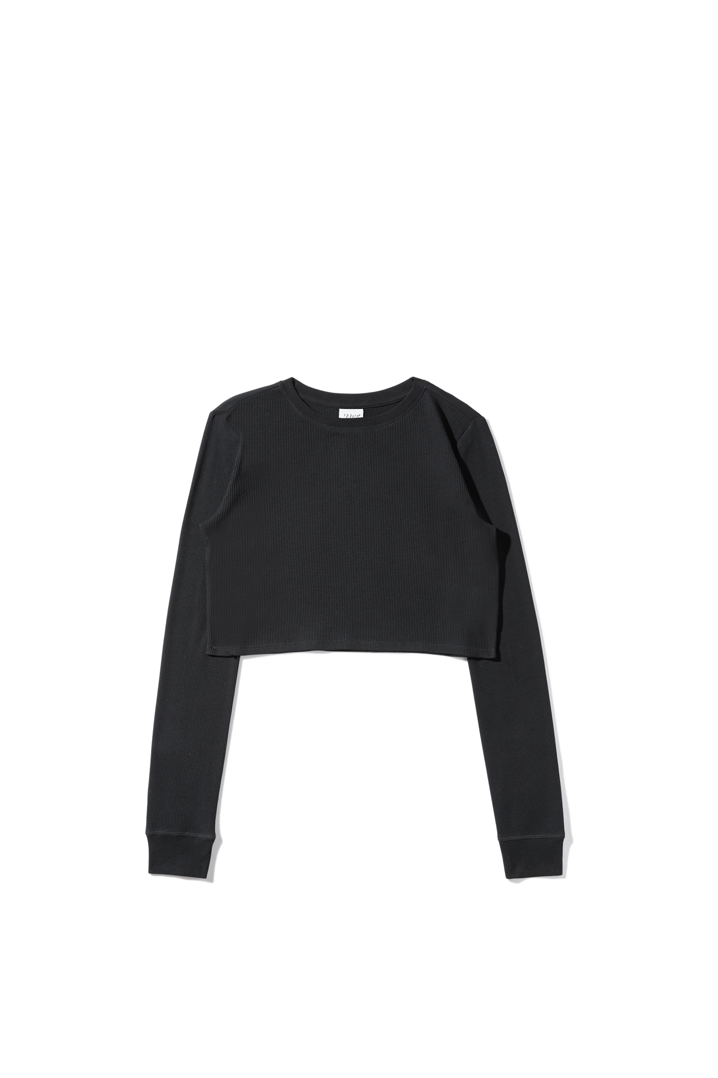 Cropped Thermal Longsleeve Tee