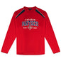 TS186 - Custom Solid crew neck long sleeve t-shirt with piping detail (ladies’)