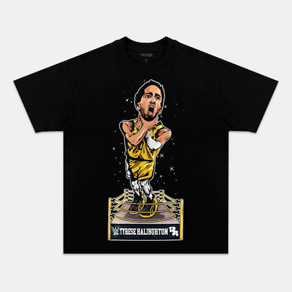 TYRESE HALIBURTON CHOKE WWE TEE