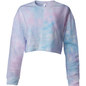 AFX24CRPC - Women’s Lightweight Crop Crew Neck - Tie Dye Cotton Candy / XS - CREWNECKS