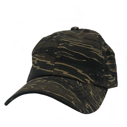 GN-1004 - Washed Cotton Dad Cap - Tiger Camo / One size - CAPS