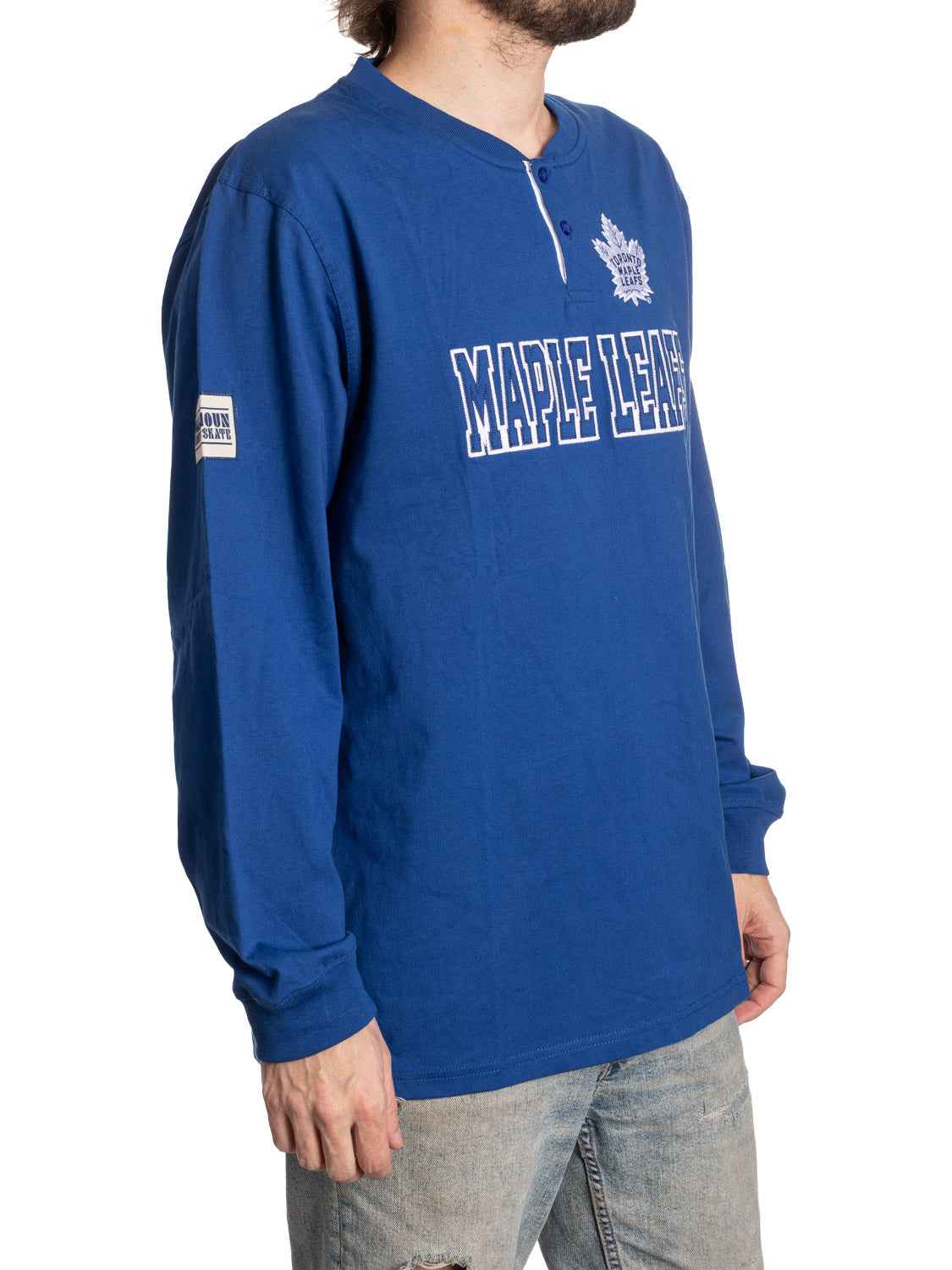 Toronto Maple Leafs Long Sleeve Henley - Presale