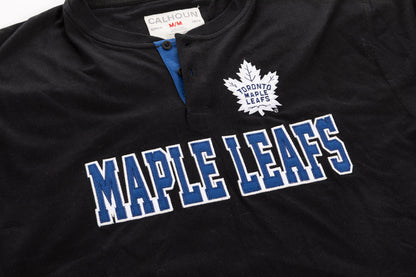 Toronto Maple Leafs Long Sleeve Henley Blackout Edition - Presale