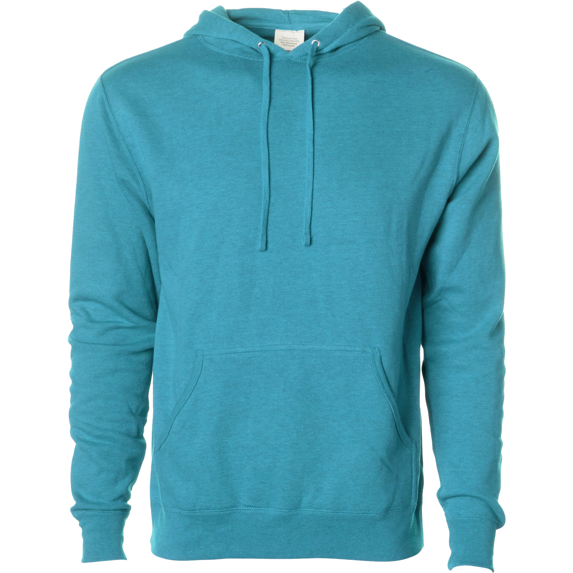 AFX4000 - Lightweight Hooded Pullover Sweatshirt - Turquoise Heather / XS - CLOSE