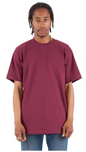 Max Heavyweight Short Sleeve - 7.5 oz - Burgundy / S - TEES