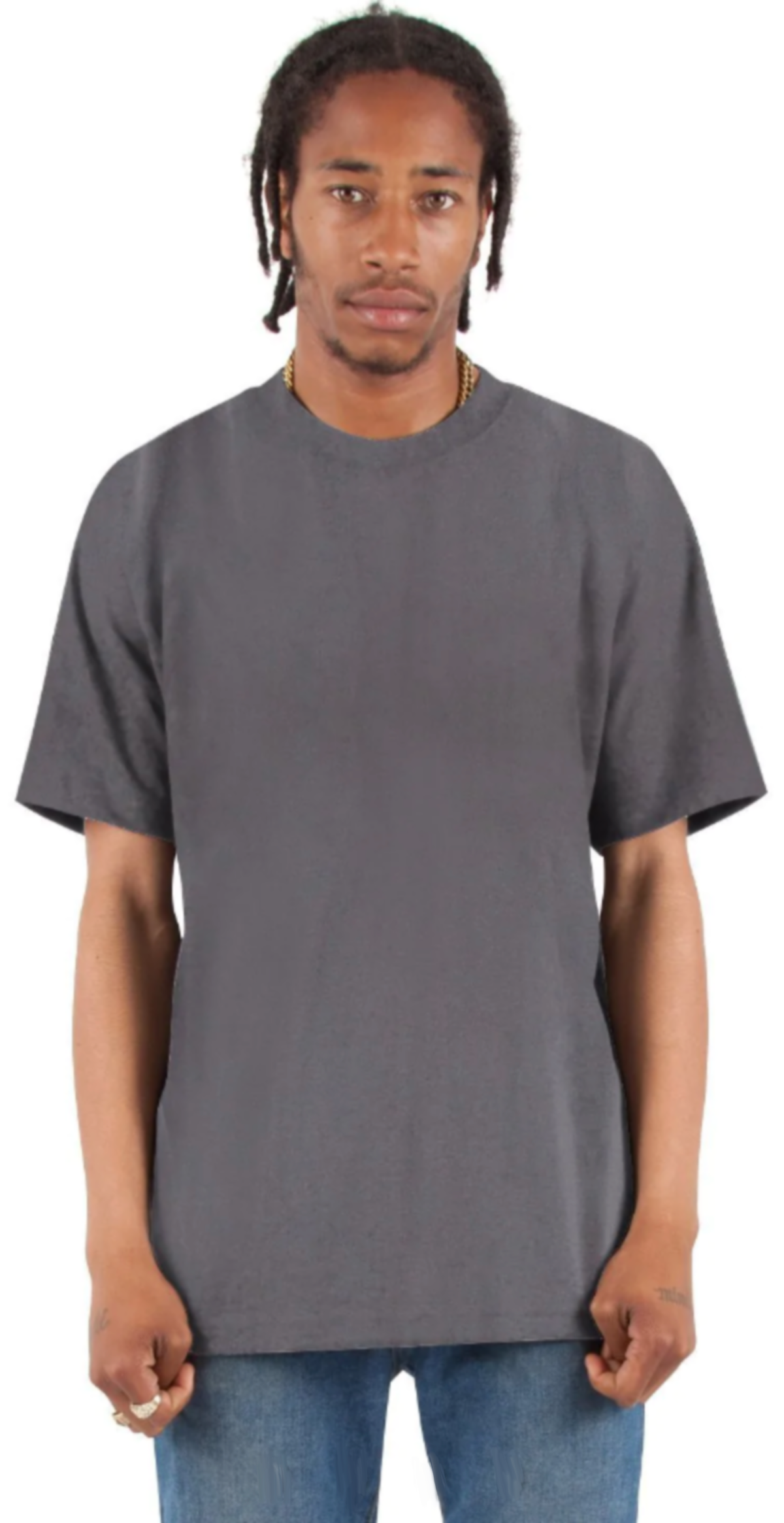 Max Heavyweight Short Sleeve - 7.5 oz - Dark Grey / S - TEES