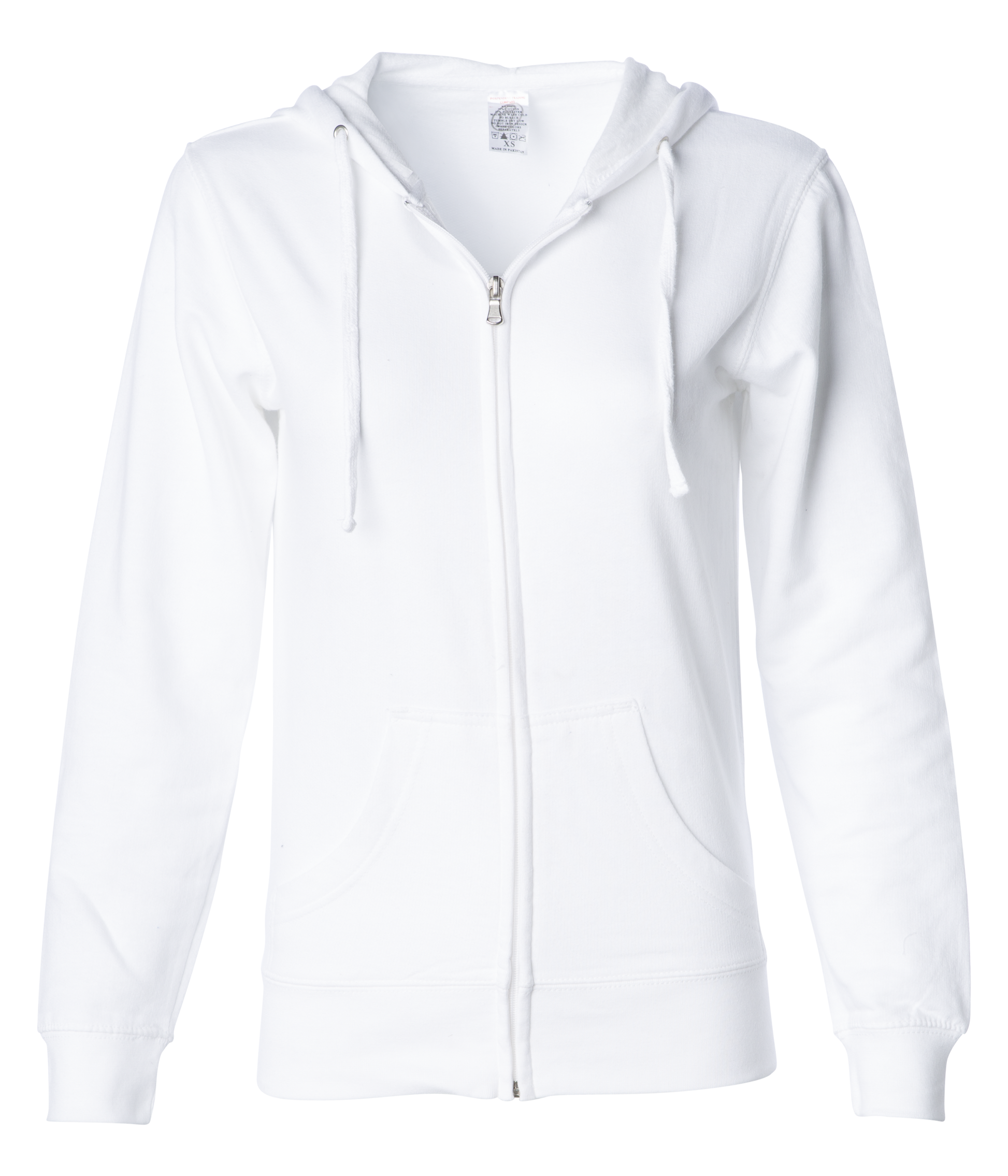 SS650Z - Lightweight Zip Hooded Sweatshirt - White / XS - ZIPS
