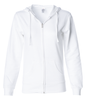 SS650Z - Lightweight Zip Hooded Sweatshirt - White / XS - ZIPS