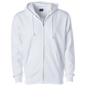 IND4000Z - Men’s Heavyweight Zip Hooded Sweatshirt - White / XS - CLOSE