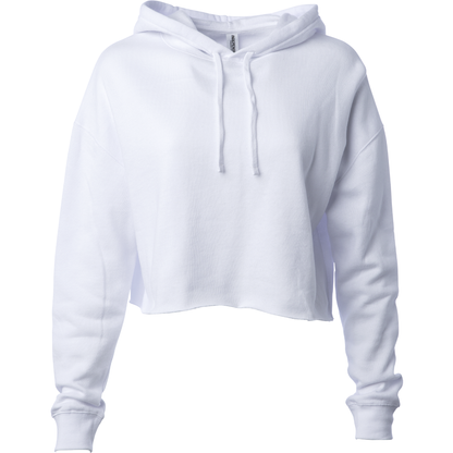 AFX64CRP - Women’s Lightweight Crop Hooded Pullover - White / XS - HOODIES
