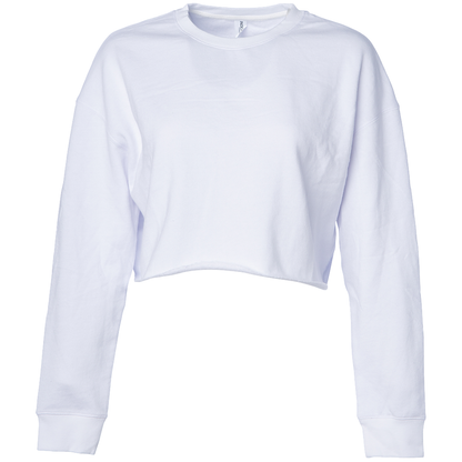 AFX24CRPC - Women’s Lightweight Crop Crew Neck - White / XS - CREWNECKS