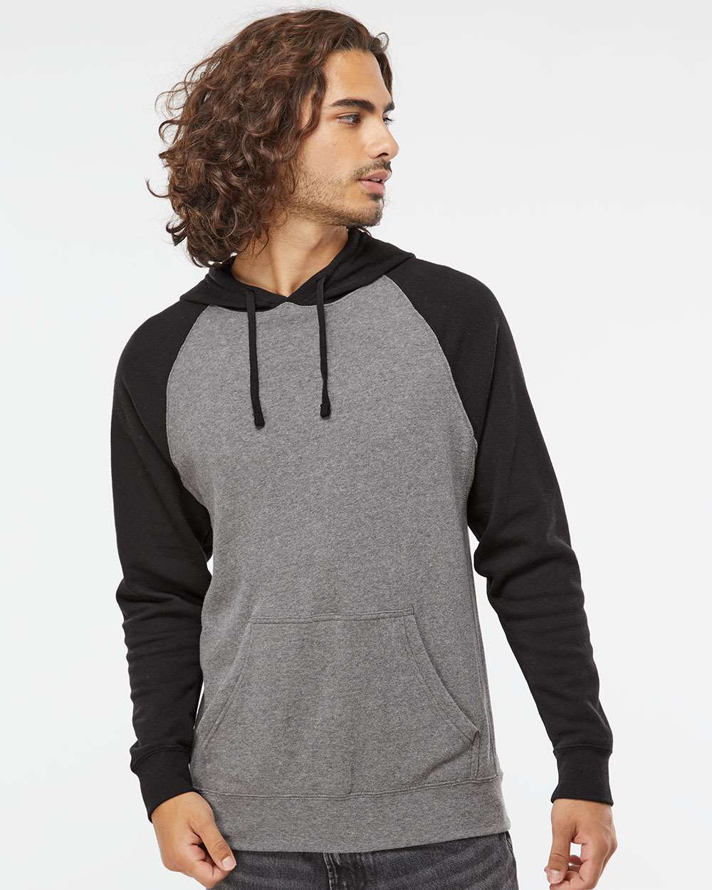 Independent Trading Co. Special Blend Raglan Hooded Sweatshirt PRM33SBP