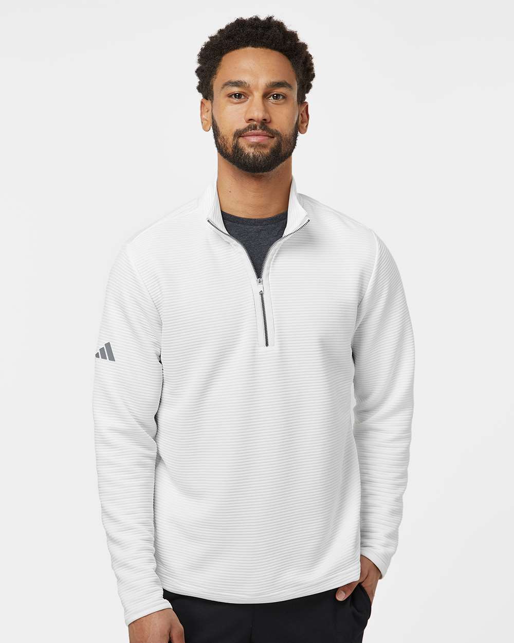 Adidas Spacer Quarter-Zip Pullover A588