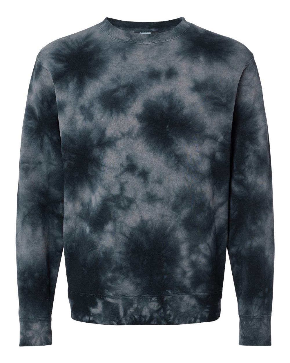 Independent Trading Co. Midweight Tie-Dyed Crewneck Sweatshirt PRM3500TD