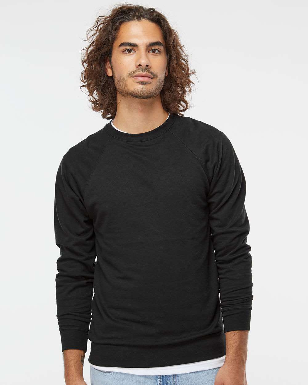 Independent Trading Co. Icon Lightweight Loopback Terry Crewneck Sweatshirt SS1000C