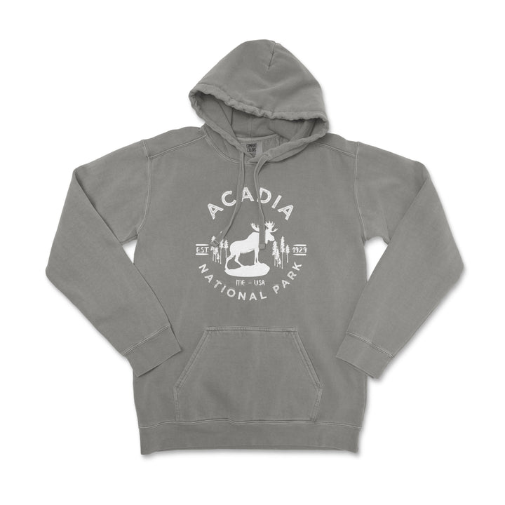 Acadia National Park Comfort Colors Hoodie - S / Grey - hoodie