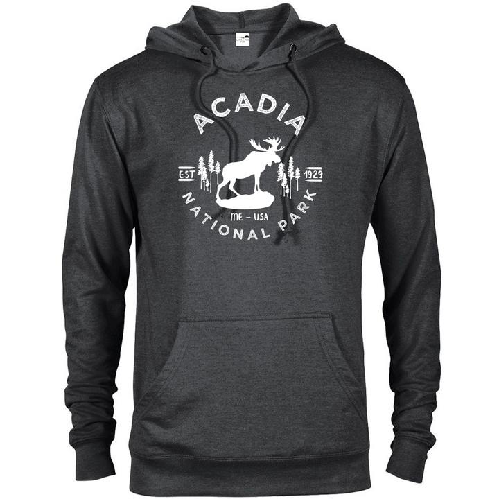 Acadia National Park Hoodie - S / Charcoal Heather - hoodie