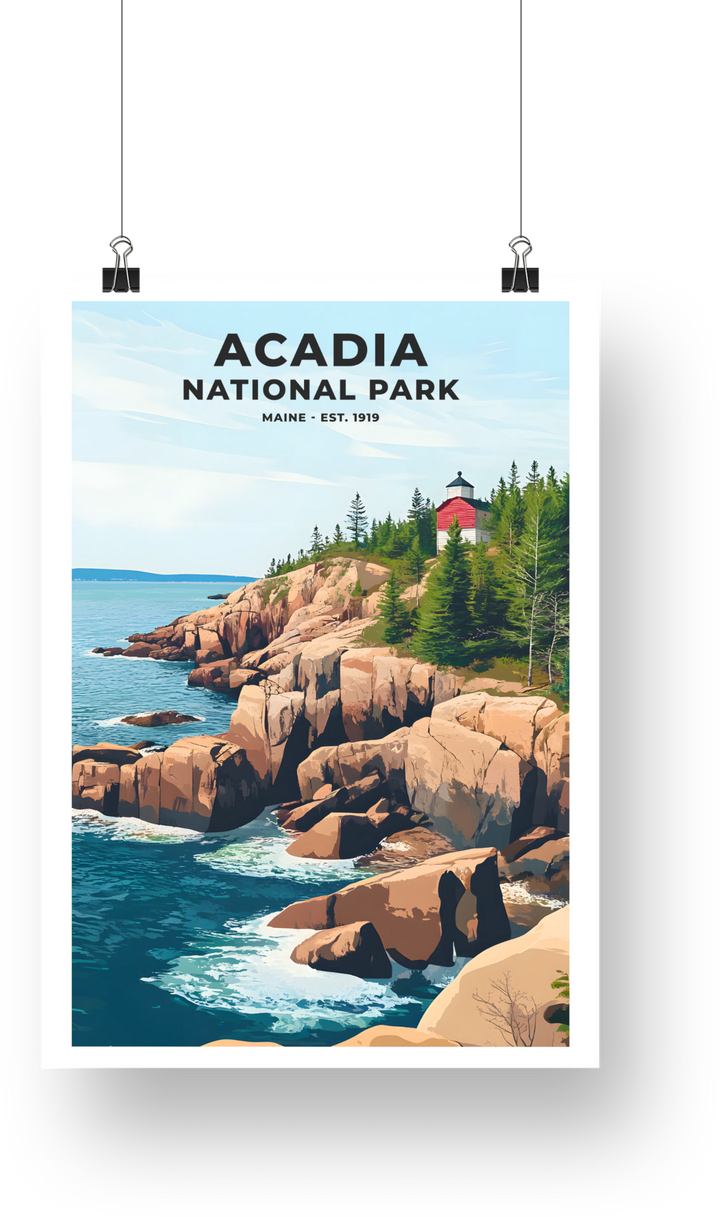 Acadia National Park Poster - poster