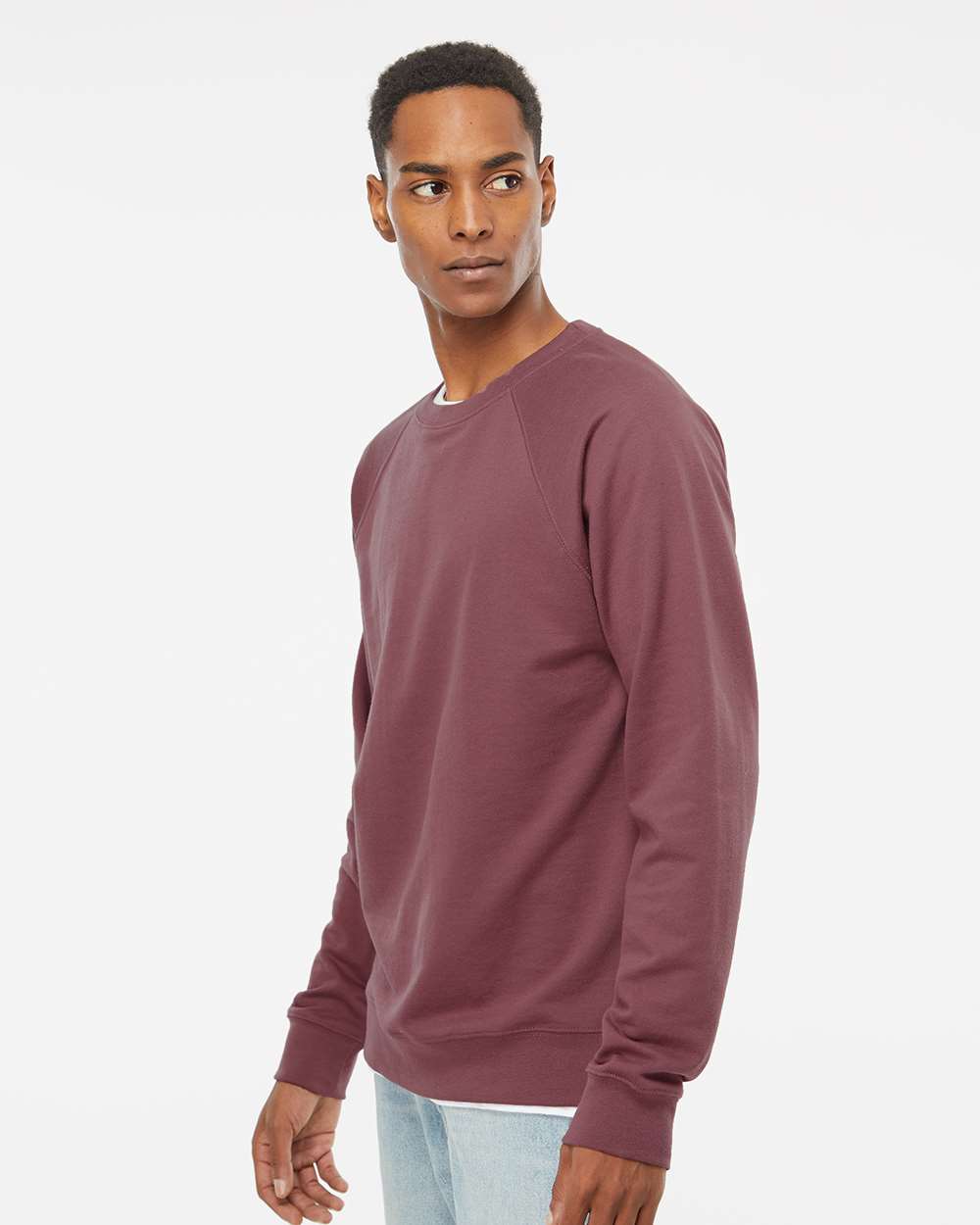 Independent Trading Co. Icon Lightweight Loopback Terry Crewneck Sweatshirt SS1000C